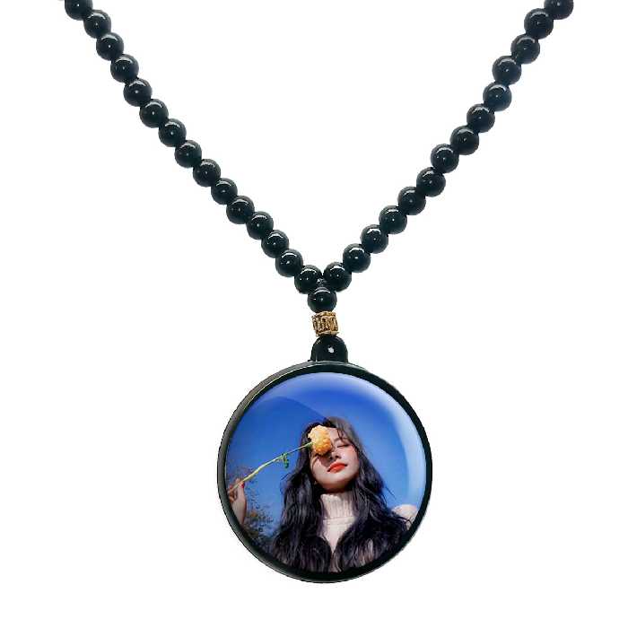 گردنبند پرمانه طرح تو ایس کد pmd.18413 مدل دو طرفه