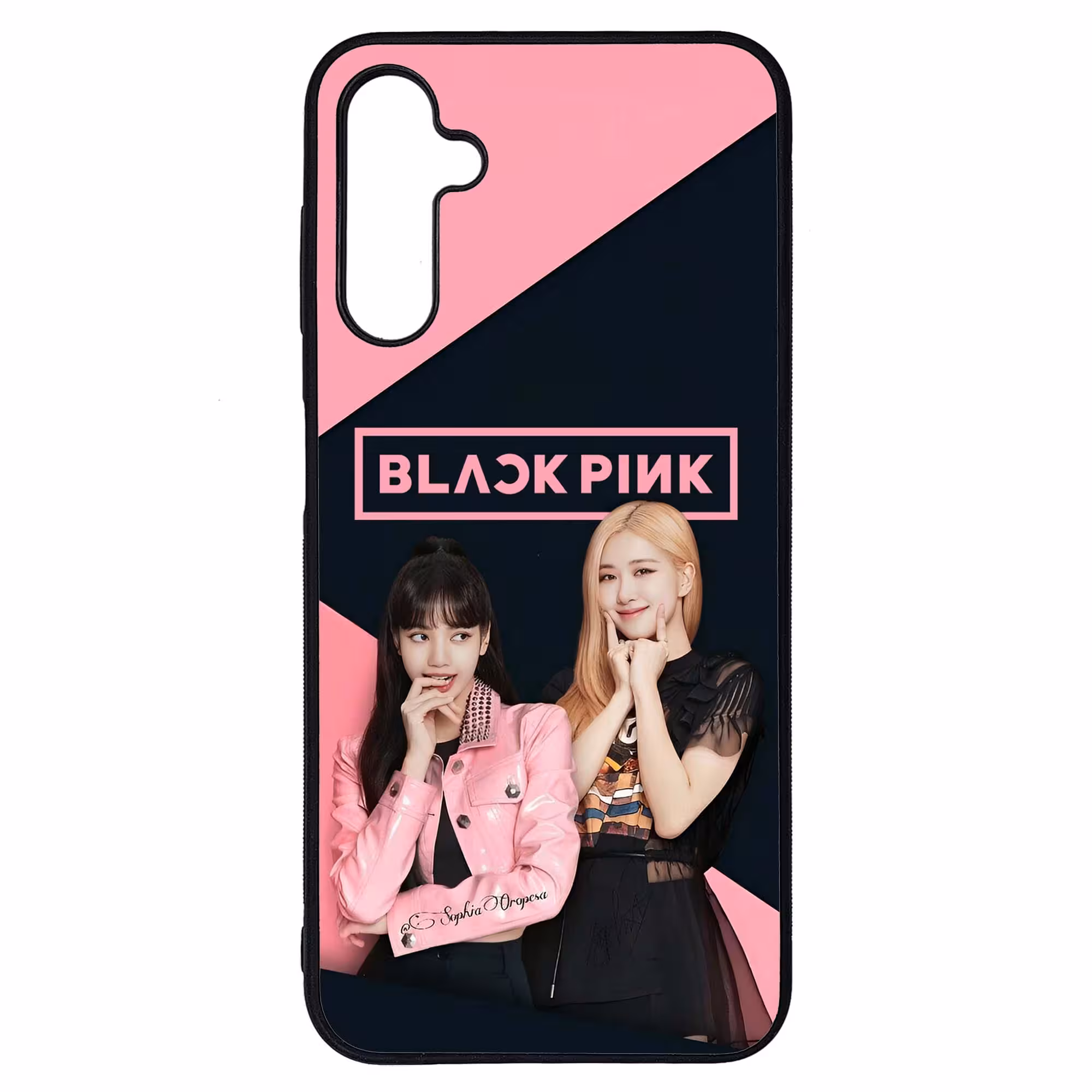 کاور طرح بلک پینک Black Pink کد G-199 مناسب برای گوشی موبایل سامسونگ Galaxy A14 4G / A14 5G | دیجی قاب دونی