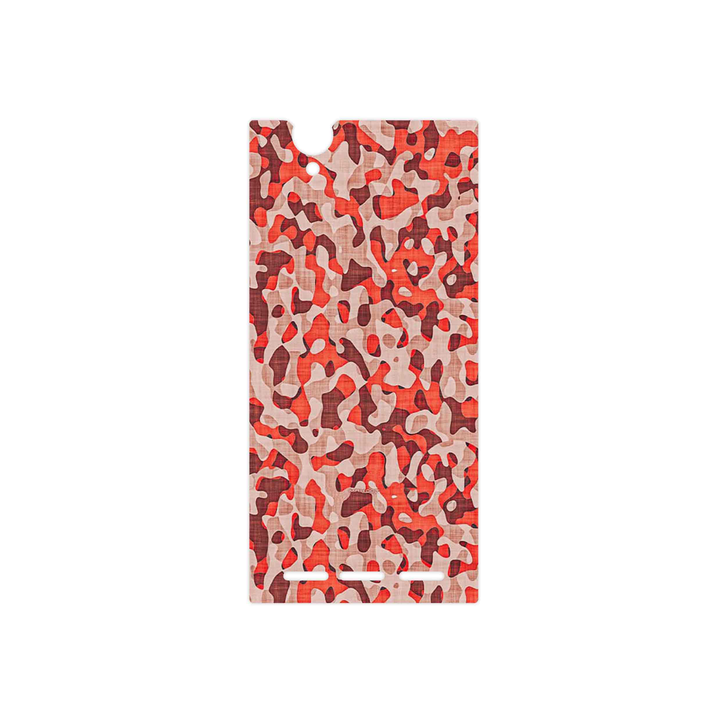 برچسب پوششی ماهوت مدل Red Infantry Army مناسب برای گوشی موبایل سونی Xperia T2 Ultra