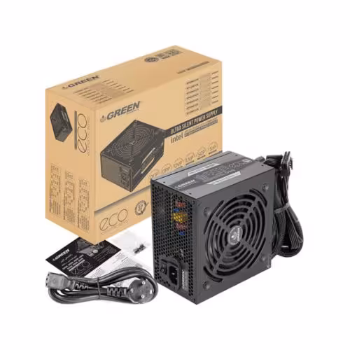 منبع تغذیه ( پاور ) 400 وات گرین مدل Green GP400A ECO 80Plus Power Supply (آکبند)