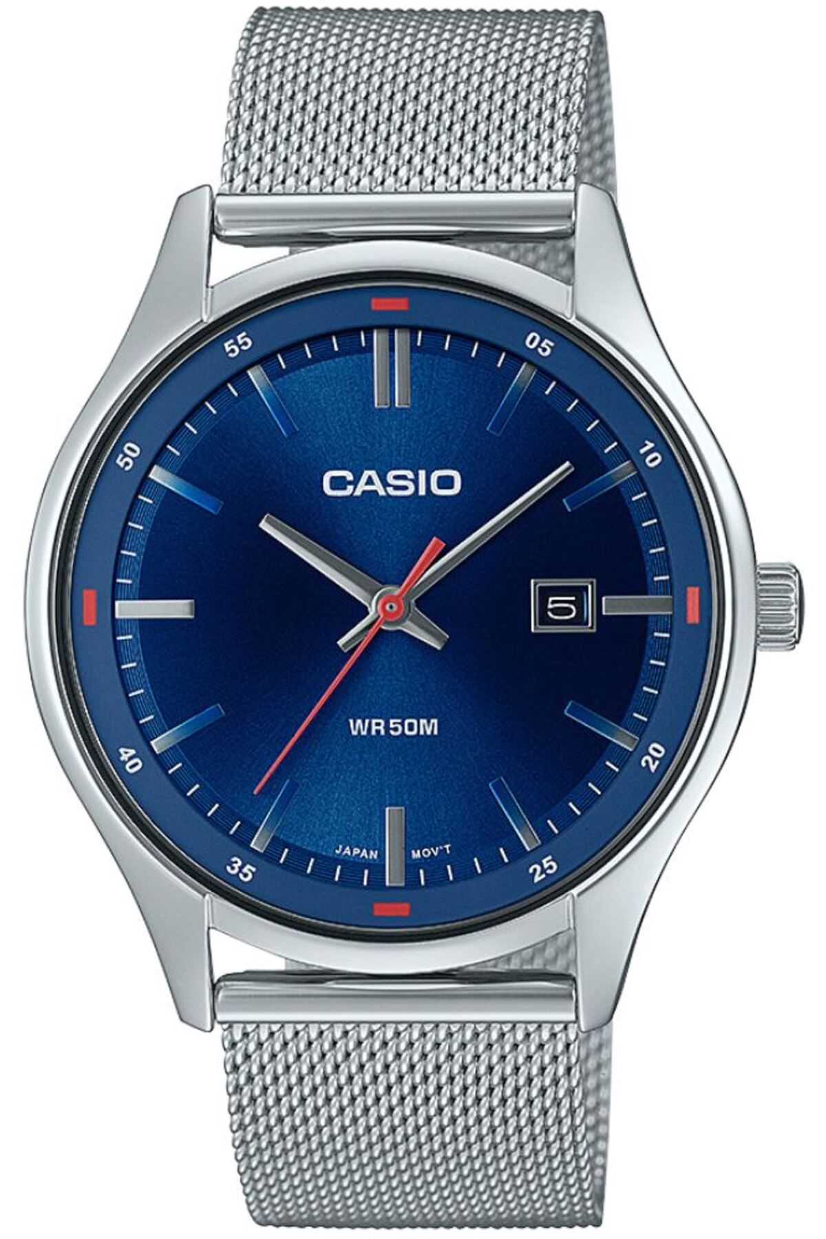 ساعت خاکستری مردانه مچی MTP اورجینال Casio