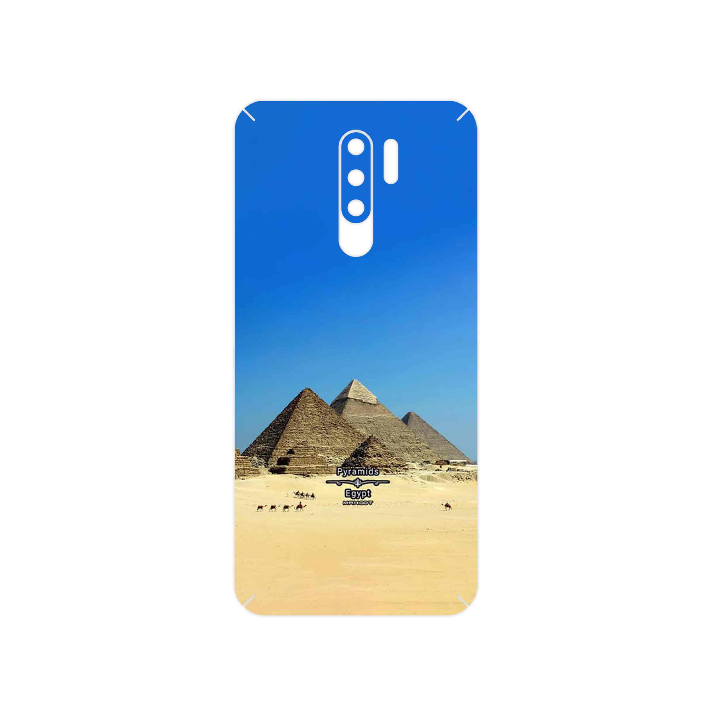برچسب پوششی ماهوت مدل Pyramids of Egypt مناسب برای گوشی موبایل شیائومی Redmi 9