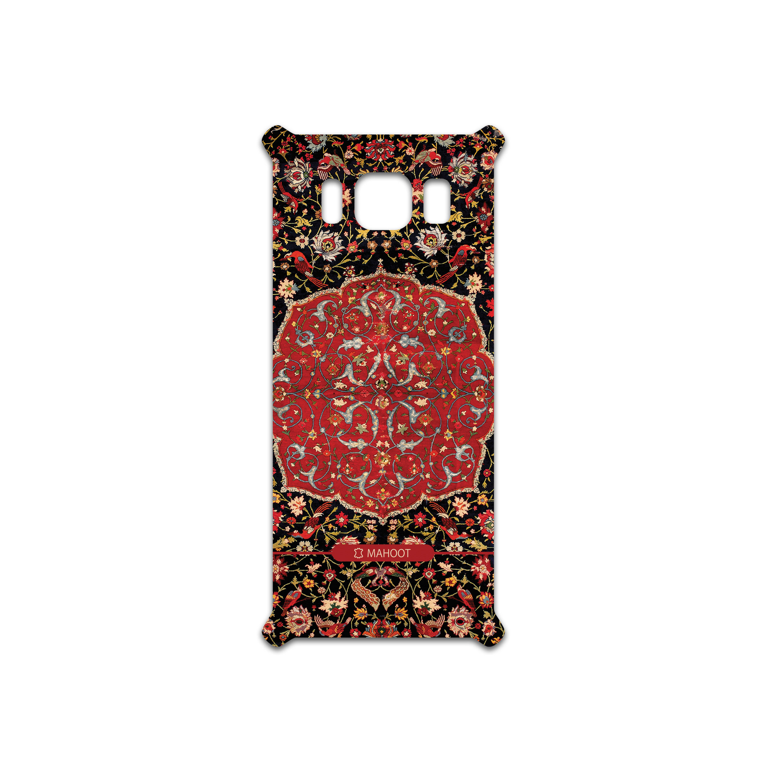 برچسب پوششی ماهوت مدل Persian-Carpet-Red مناسب برای گوشی موبایل سامسونگ Galaxy S8 Active