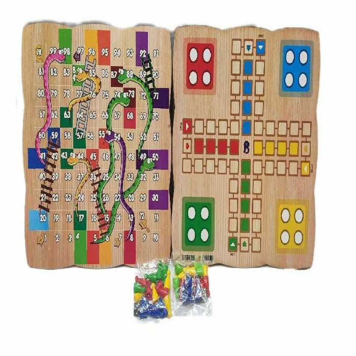 منچ و مارپله چوبی