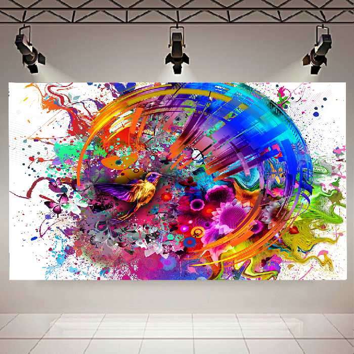 تابلو بوم طرح مدرن مدل Art کد AR2313