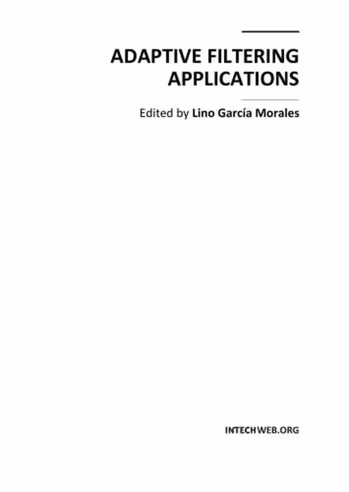 خرید و دانلود نسخه کامل کتاب Adaptive Filtering Applications