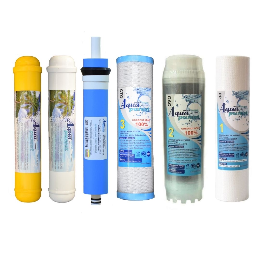 فیلتر دستگاه تصفیه کننده آب آکوا پیورست مدل AP- PRO 06 مجموعه 6 عددی