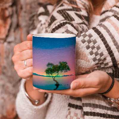 ماگ طرح درخت مدل شفق