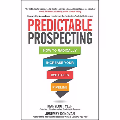 کتاب Predictable Prospecting اثر Jeremey Donovan Marylou Tyler and Scott R. Pollak انتشارات McGraw-Hill Education on Brilliance
