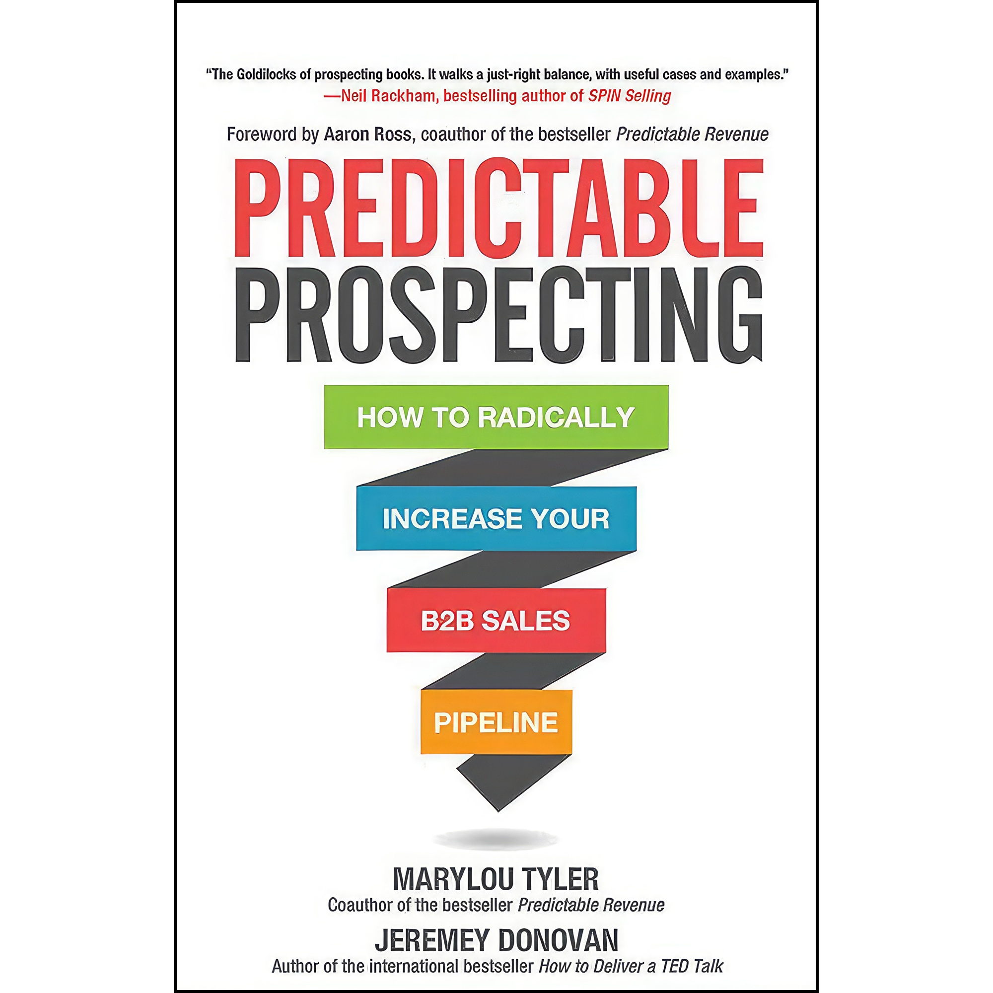 کتاب Predictable Prospecting اثر Jeremey Donovan Marylou Tyler and Scott R. Pollak انتشارات McGraw-Hill Education on Brilliance