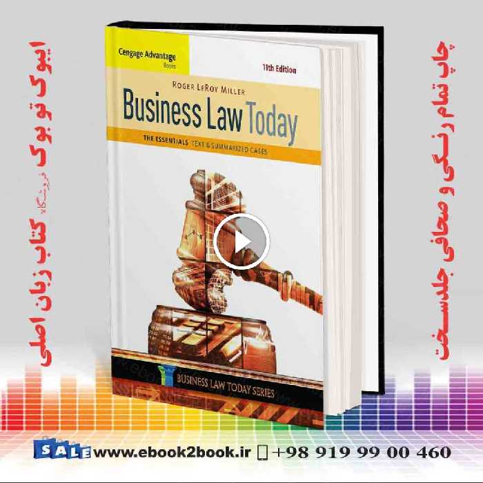 Cengage Advantage Books: Business Law Today, The Essentials, 11th Edition