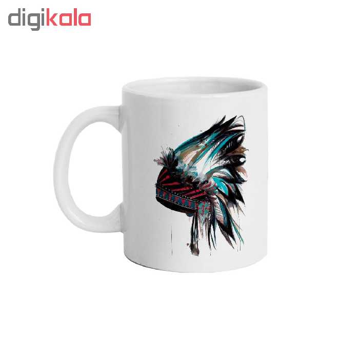 ماگ طرح سرخپوست مدل m135