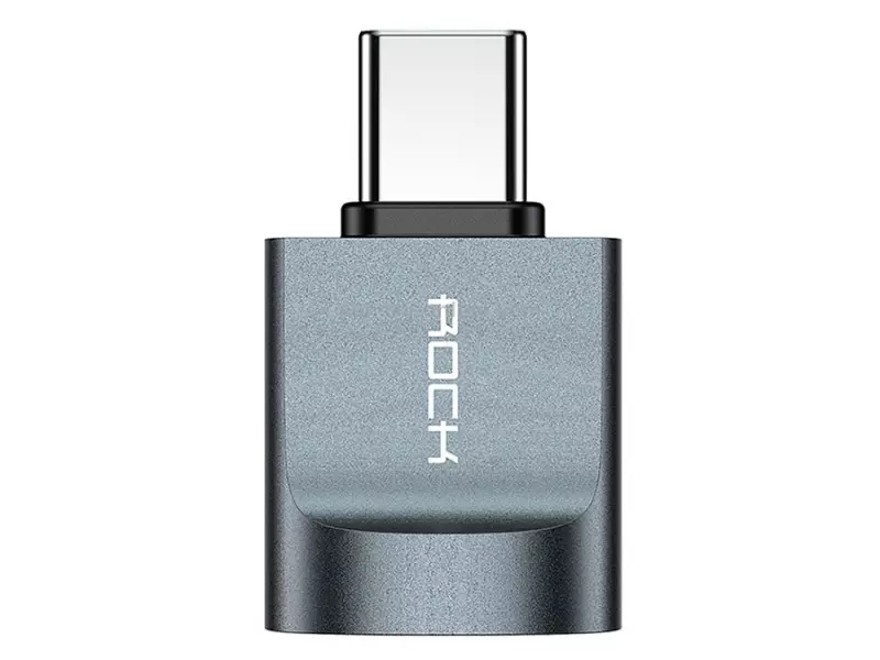 مبدل یو اس بی به تایپ سی راک مدل Rock CA03 USB AF To Type C Adapter