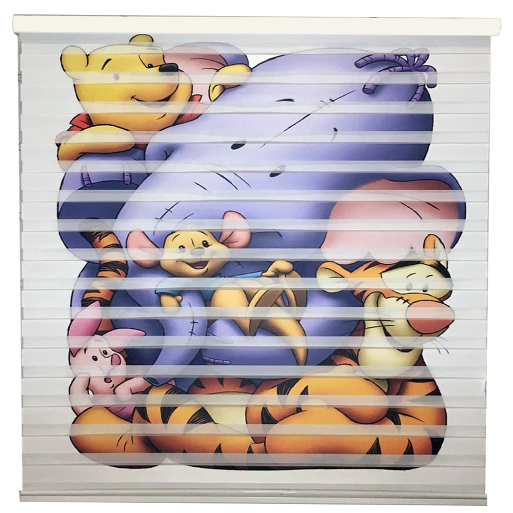 پرده زبرا مدل TD-53 سایز 160x180 سانتی متر