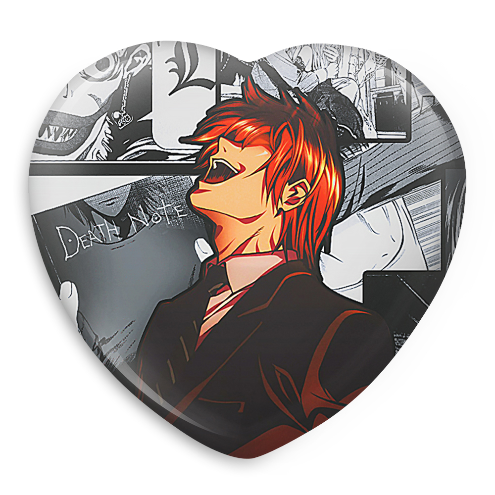 پیکسل خندالو طرح یاگامی لایت انیمه دفترچه مرگ مدل قلبی کد 11307