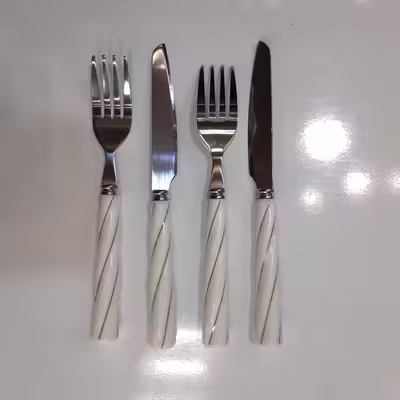 کارد و چنگال میوه خوری 12پارچه ام.جی.اس طرح خط کد 101774