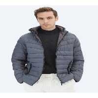 کاپشن خاکستری مردانه کت بافندگی اورجینال Kip