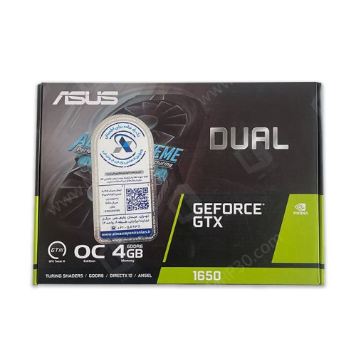 کارت گرافیک ASUS Dual GeForce GTX 1650 OC 4GB