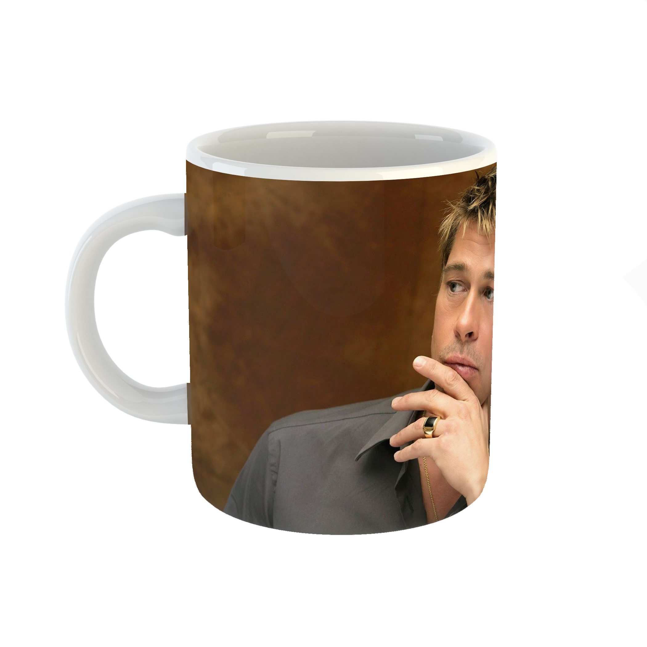 ماگ طرح برد پیت مدل Brad Pitt