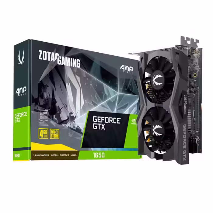 کارت گرافیک Zotac Gaming GeForce GTX 1650 AMP Core 4GB GDDR6 128Bit