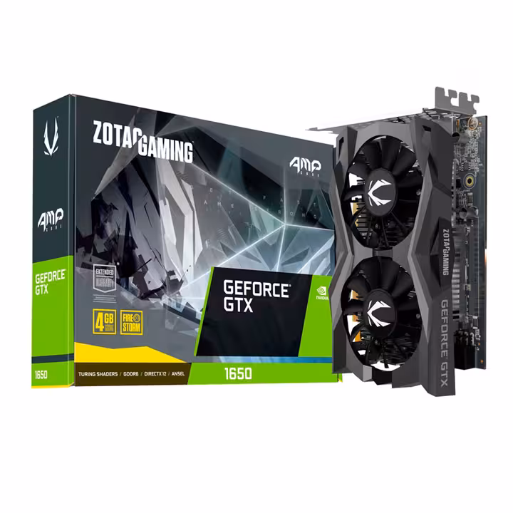 کارت گرافیک Zotac Gaming GeForce GTX 1650 AMP Core 4GB GDDR6 128Bit