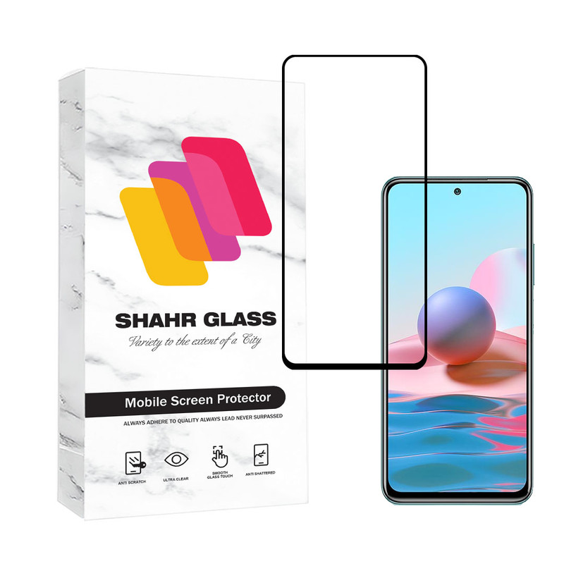 محافظ صفحه نمایش شهر گلس مدل FULSLSH مناسب برای گوشی موبایل شیائومی Redmi Note 9 Pro 4G | کالا برتری