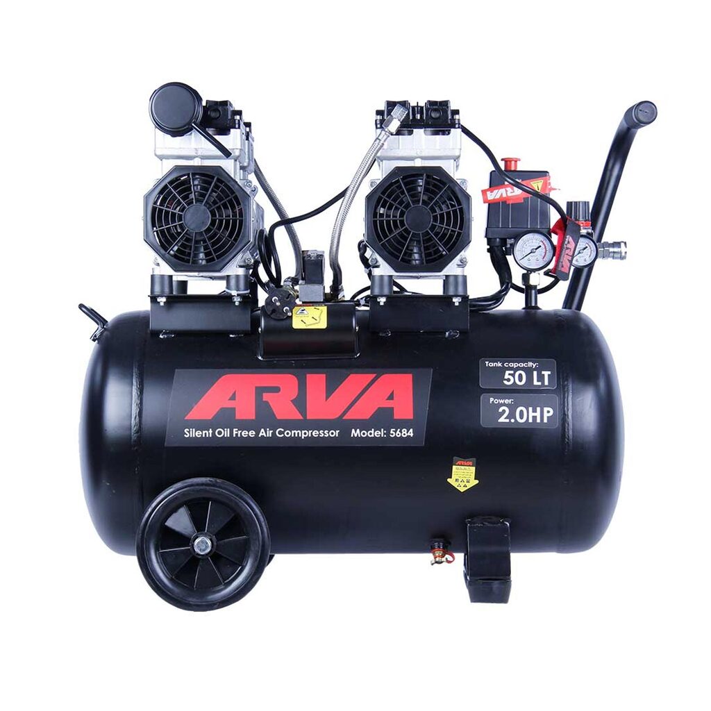 کمپرسور باد سایلنت 50 لیتری آروا مدل 5684