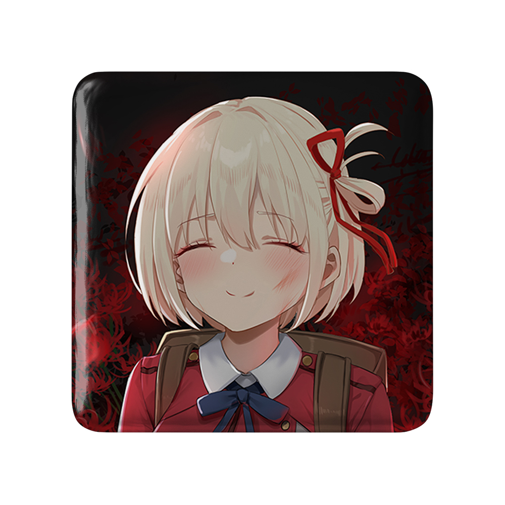 پیکسل خندالو مدل چیساتو انیمه لیکوریس ریکویل Lycoris Recoil کد 23002