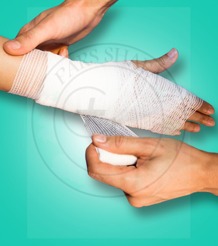 باند پانسمان کناربافته 10سانت