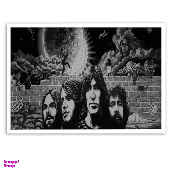 تابلو بکلیت طرح گروه پینک فلوید مدل W-s240