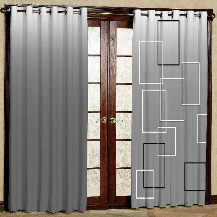 پرده مدل طرح دار هازان پانچی کد 4266a سایز 140x200  سانتی متر