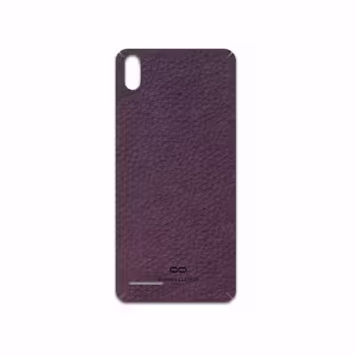 برچسب پوششی ماهوت مدل Purple-Leather مناسب برای گوشی موبایل لاوا Z51
