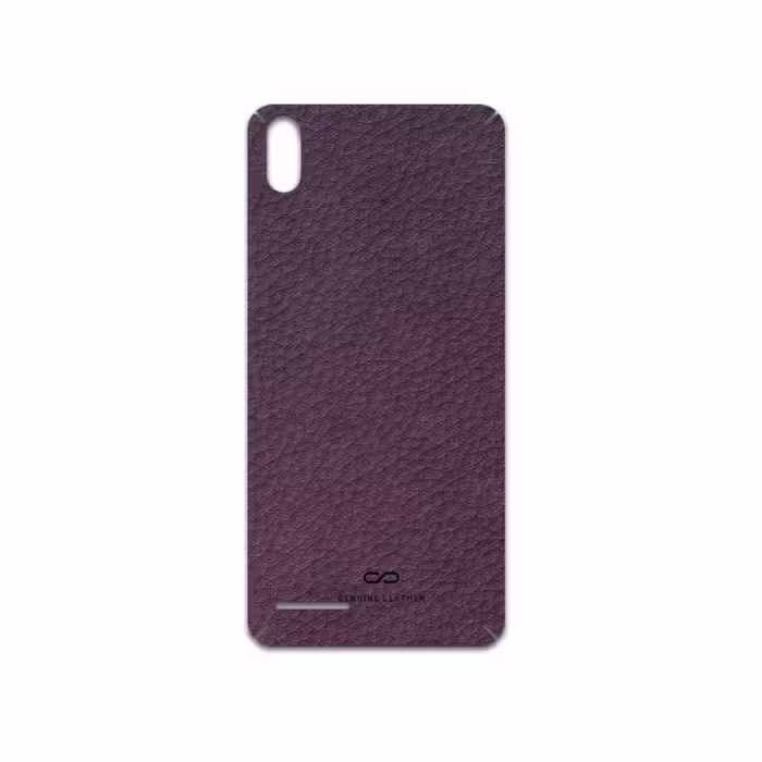 برچسب پوششی ماهوت مدل Purple-Leather مناسب برای گوشی موبایل لاوا Z51