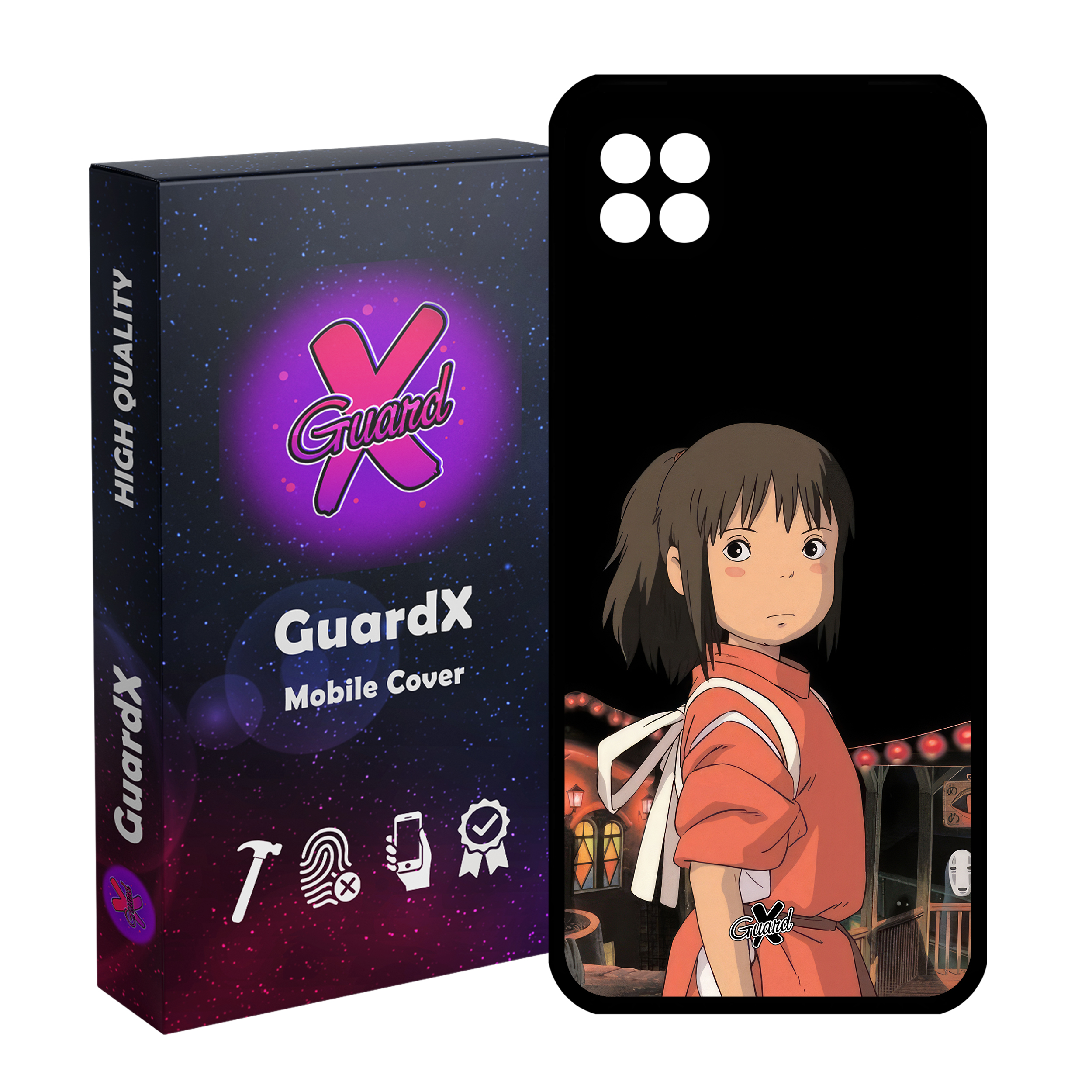 کاور گارد ایکس طرح Spirited Away Anime مدل Glass10574 مناسب برای گوشی موبایل سامسونگ Galaxy A22 5G
