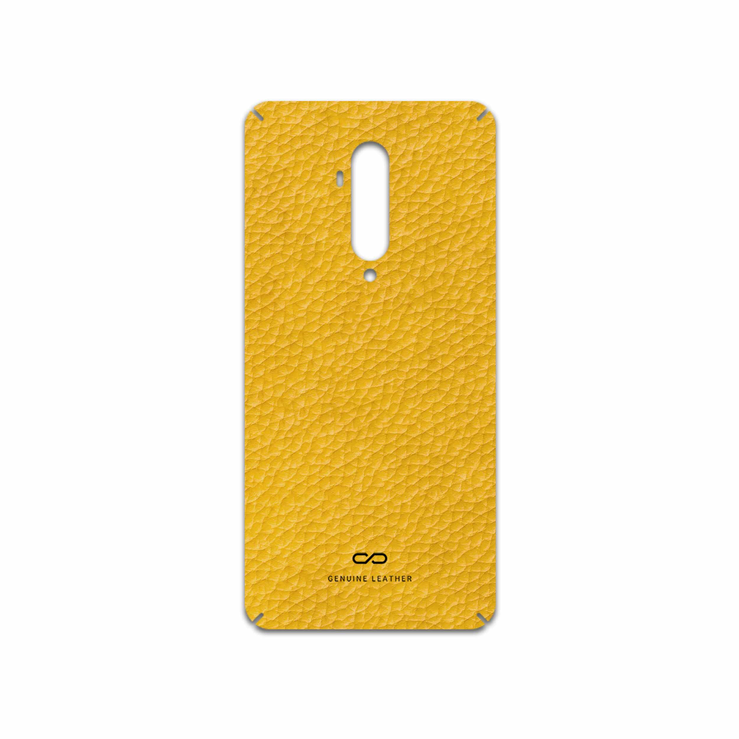 برچسب پوششی ماهوت مدل Mustard-Leather مناسب برای گوشی موبایل وان پلاس 7T Pro