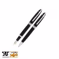 قلم ست خودکار و خودنویس رنگ مشکی EUROPEN مدل CITY