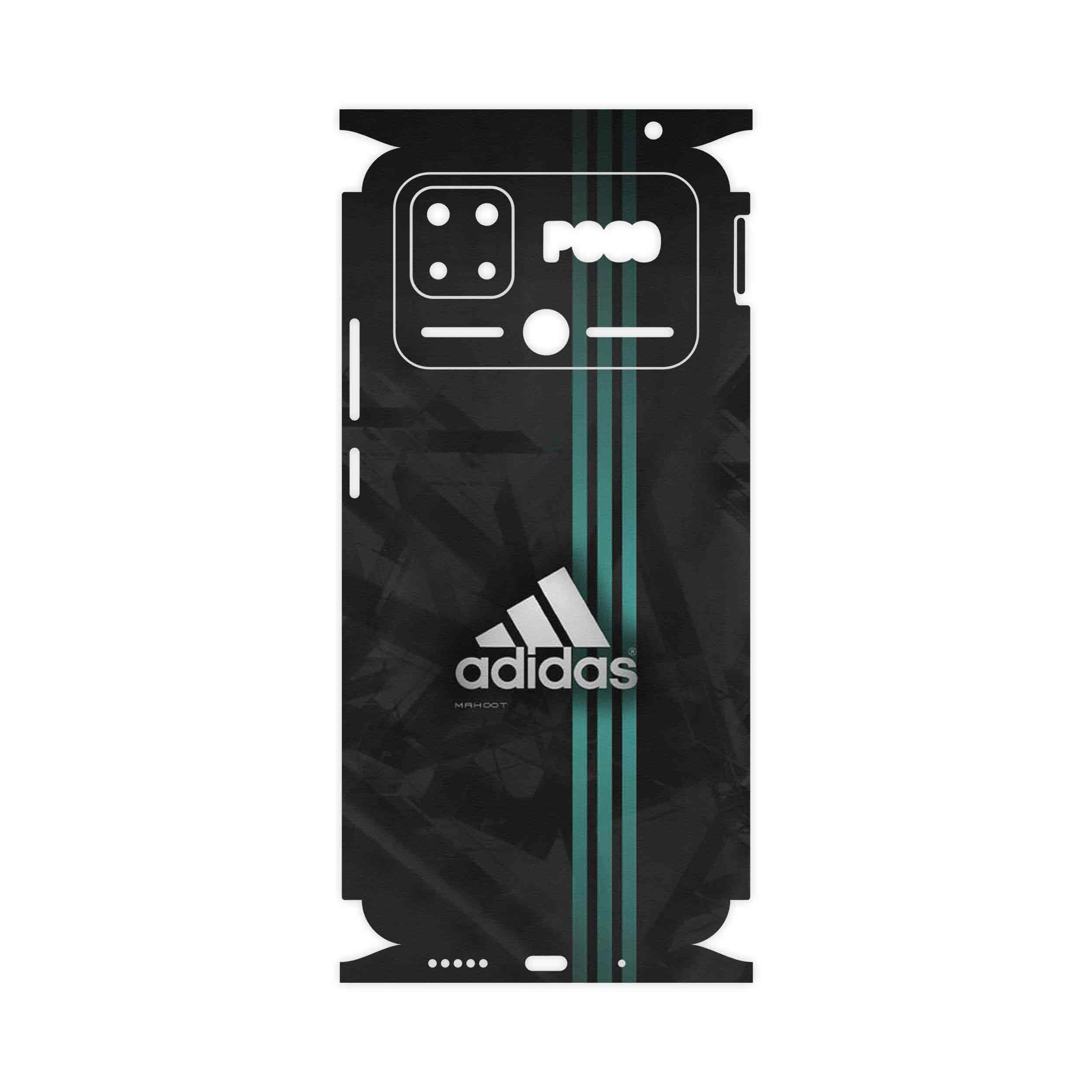 برچسب پوششی ماهوت مدل adidas_Logo-FullSkin مناسب برای گوشی موبایل شیائومی Poco C40
