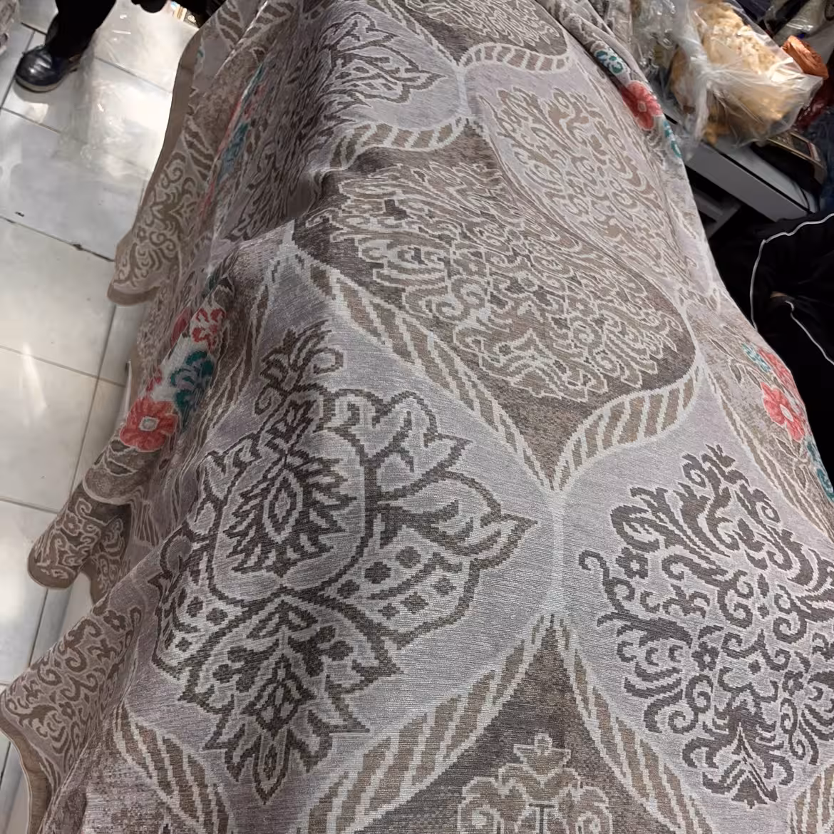 روفرشی مخمل شانل ترک سایز 150 در 200