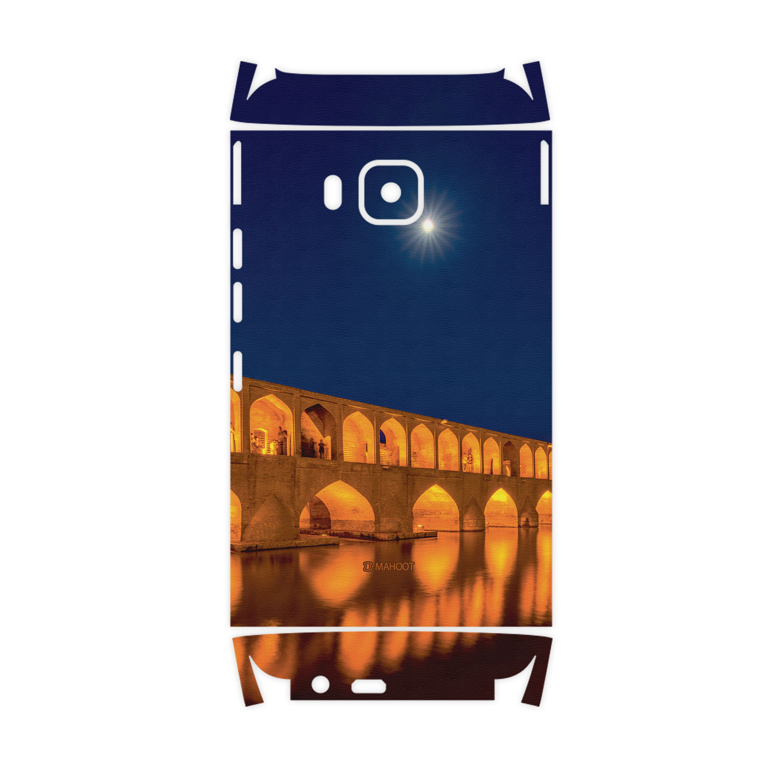 برچسب پوششی ماهوت مدل Si-O-Se-Pol-FullSkin مناسب برای گوشی موبایل اچ تی سی One M9