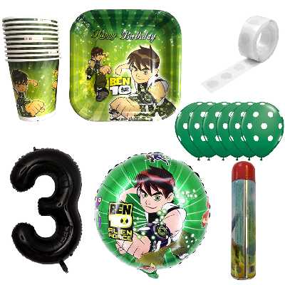 مجموعه 30 عددی تم تولد مستر تم طرح بن تن کد 3