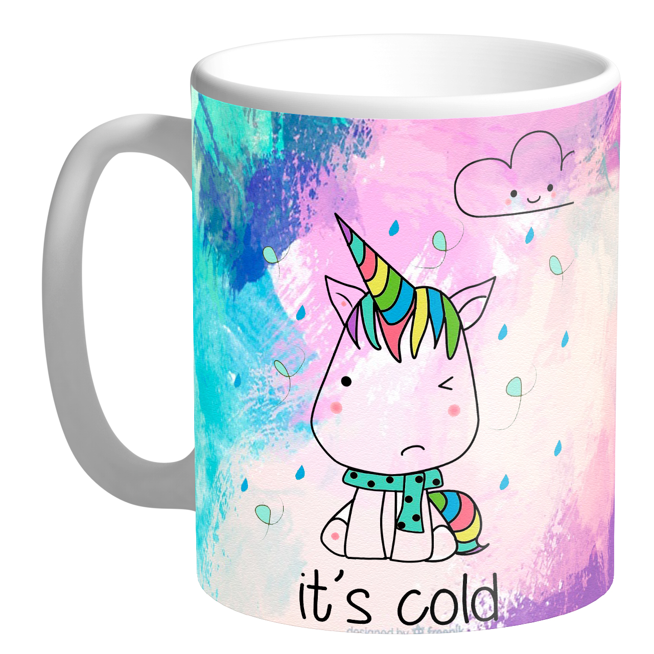 ماگ طرح یونیکورن کد AB155