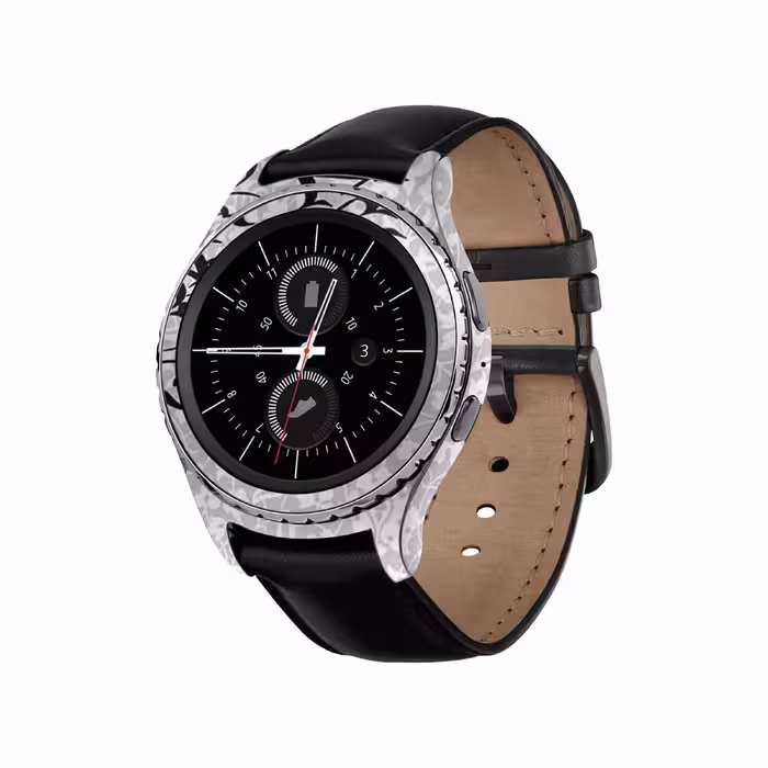 برچسب ماهوت طرح Nastaliq_1 مناسب برای ساعت هوشمند سامسونگ Galaxy Gear S2 Classic