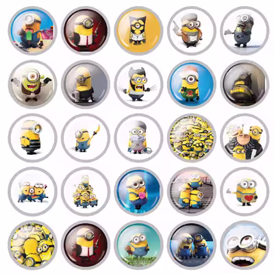 پیکسل مدل مینیون کد minion 03 مجموعه 25 عددی