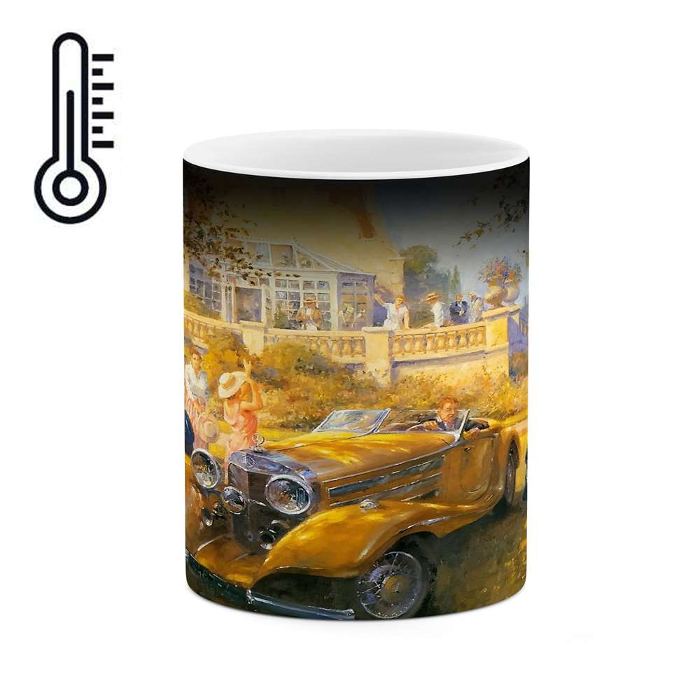 ماگ حرارتی کاکتی طرح نقاشی مدل mgh13670