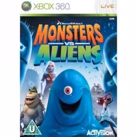 بازی ایکس باکس 360 monsters vs aliens