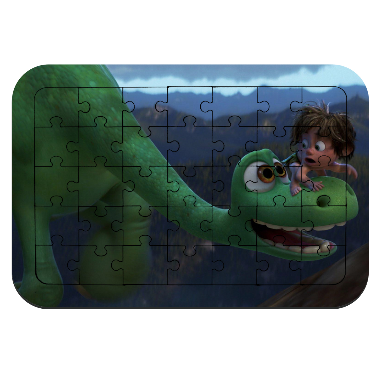 پازل 35 تکه طرح انیمیشن دایناسور خوب مدل NI1361 