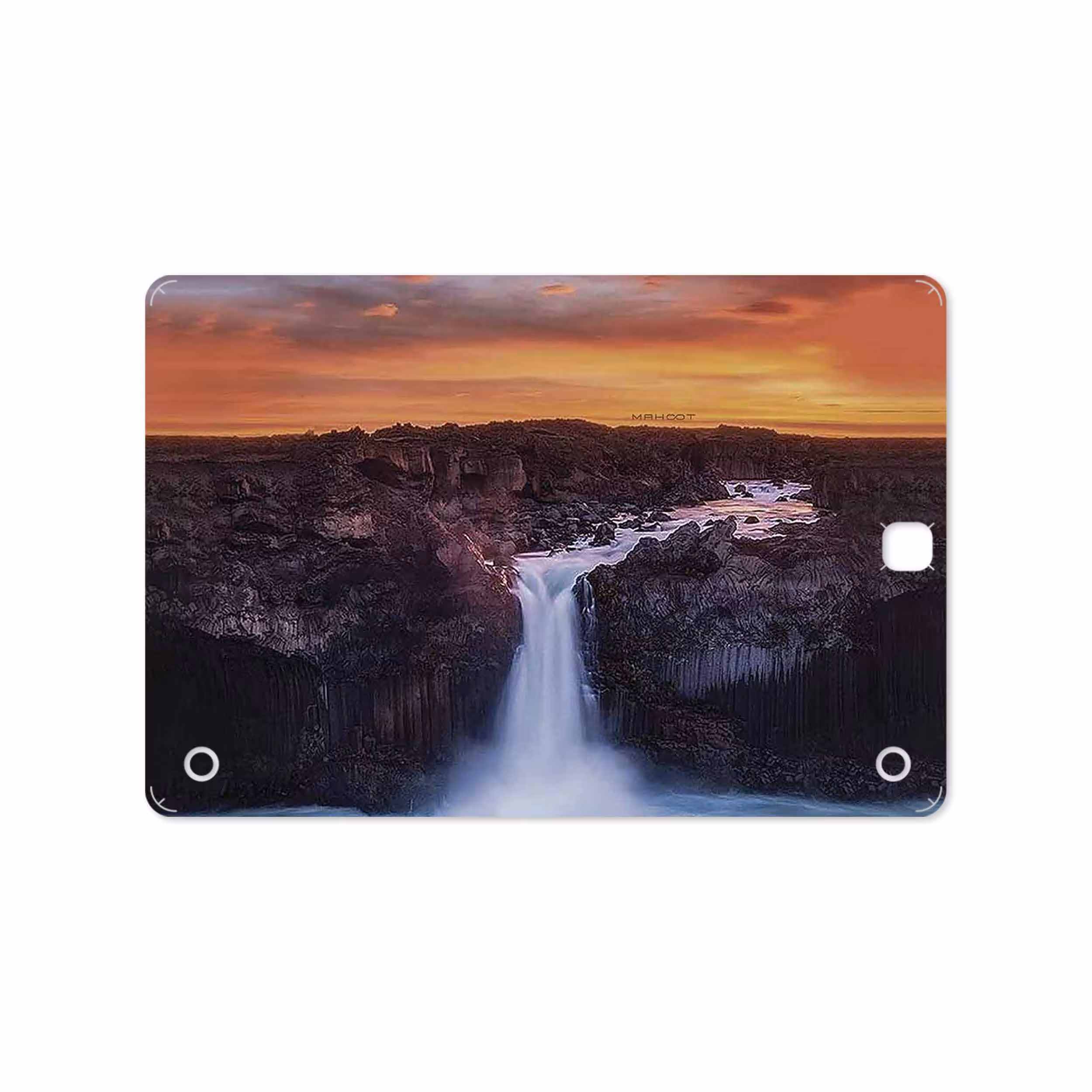 برچسب پوششی ماهوت مدل Waterfall مناسب برای تبلت سامسونگ Galaxy Tab A 9.7 2015 T555