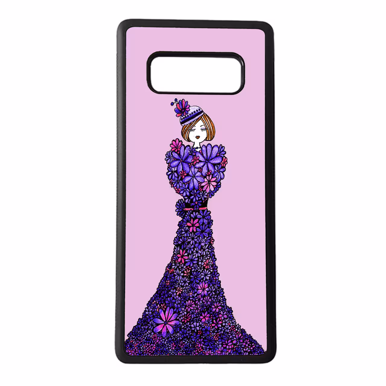 کاور طرح دخترانه کد 830 مناسب برای گوشی موبایل سامسونگ galaxy note 8