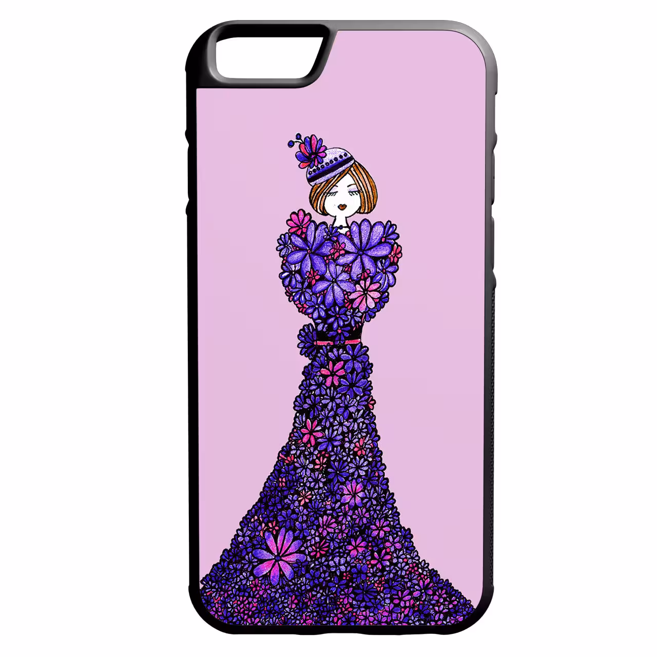 کاور طرح دخترانه کد 827 مناسب برای گوشی موبایل اپل iphone 6/6s