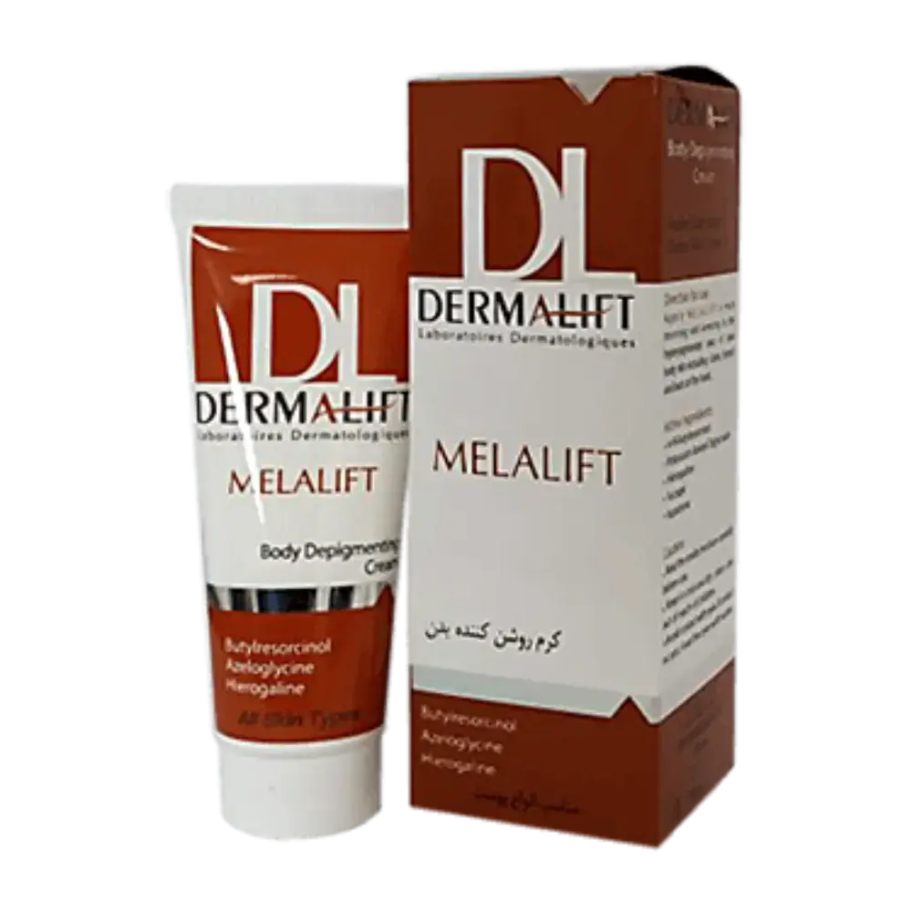 کرم روشن کننده بدن درمالیفت مدل Melalift حجم 75 میلی لیتری